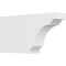 Ekena Millwork Standard Pescadero Architectural Grade PVC Rafter Tail, 3"W X 8"H X 16"L RFTP03X08X16PEC - alternate 1